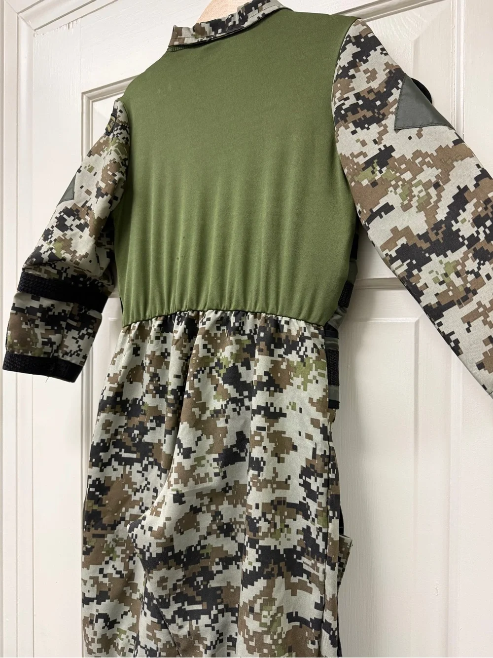 Kids Digital Camo Tactical Costume - Olive Green